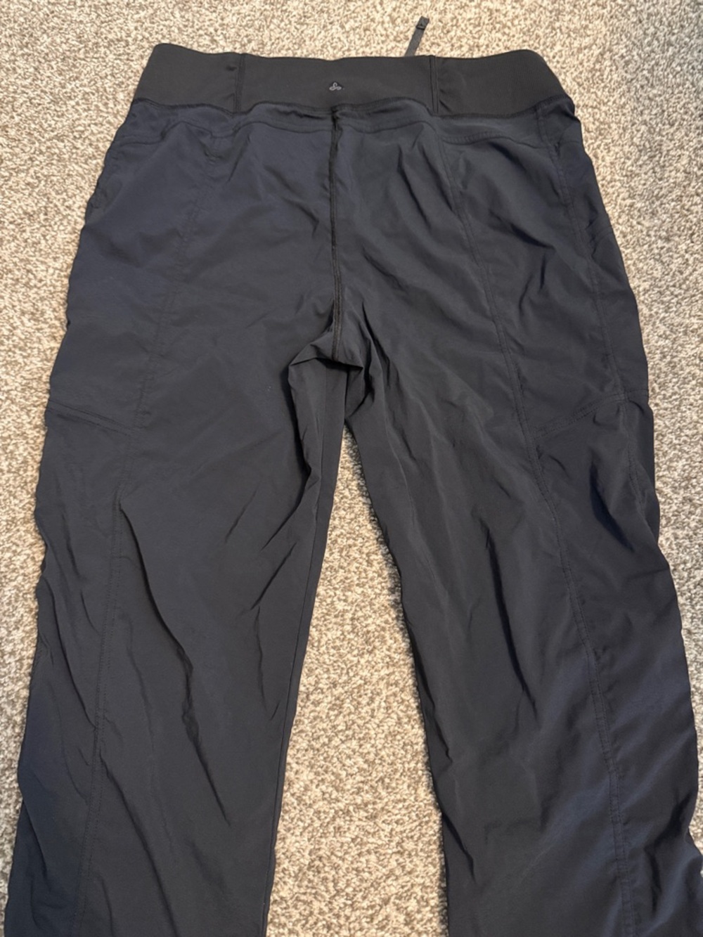 Prana Black Capris - Women's Active Cropped Pants - Picture 3 of 4